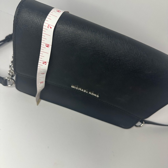 Michael Kors Black Crossbody Bag with Silver Accents - Picture 6 of 6